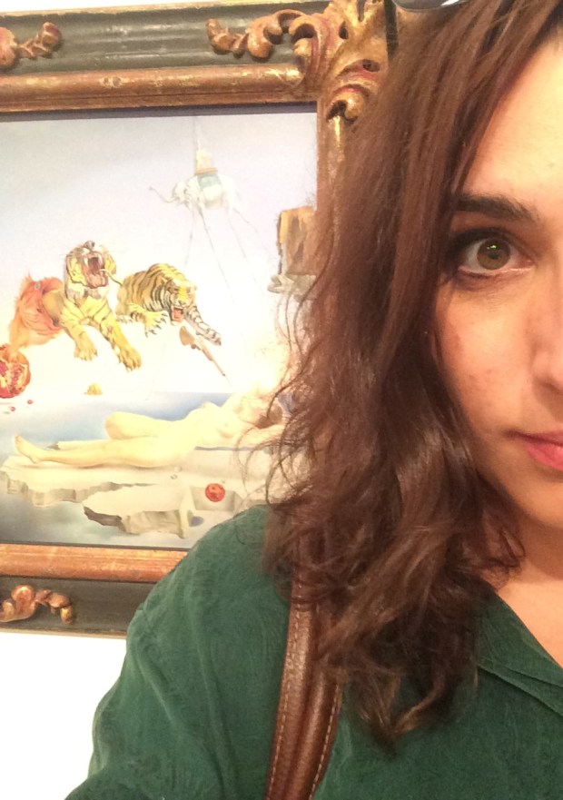 And I'd have never taken this selfie with my first real Dali.